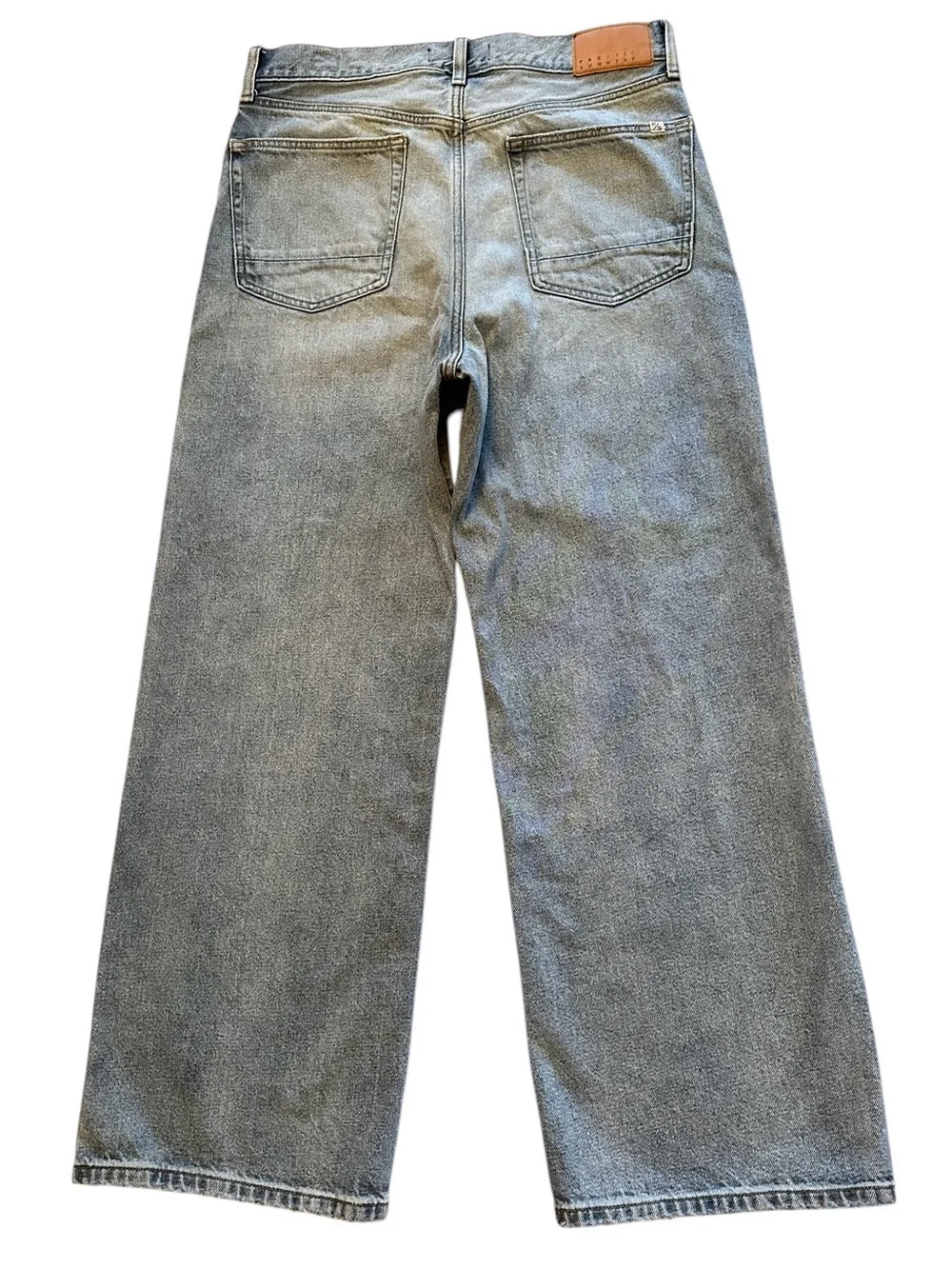 PacSun Extreme Baggy Jeans Mens Tag 32x30 Light Wash Wide Leg Skater Y2K Denim